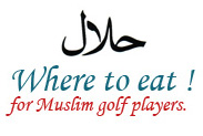 halal restaurant for golfer