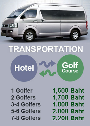 chiangmai golf transportation bus van car 2026